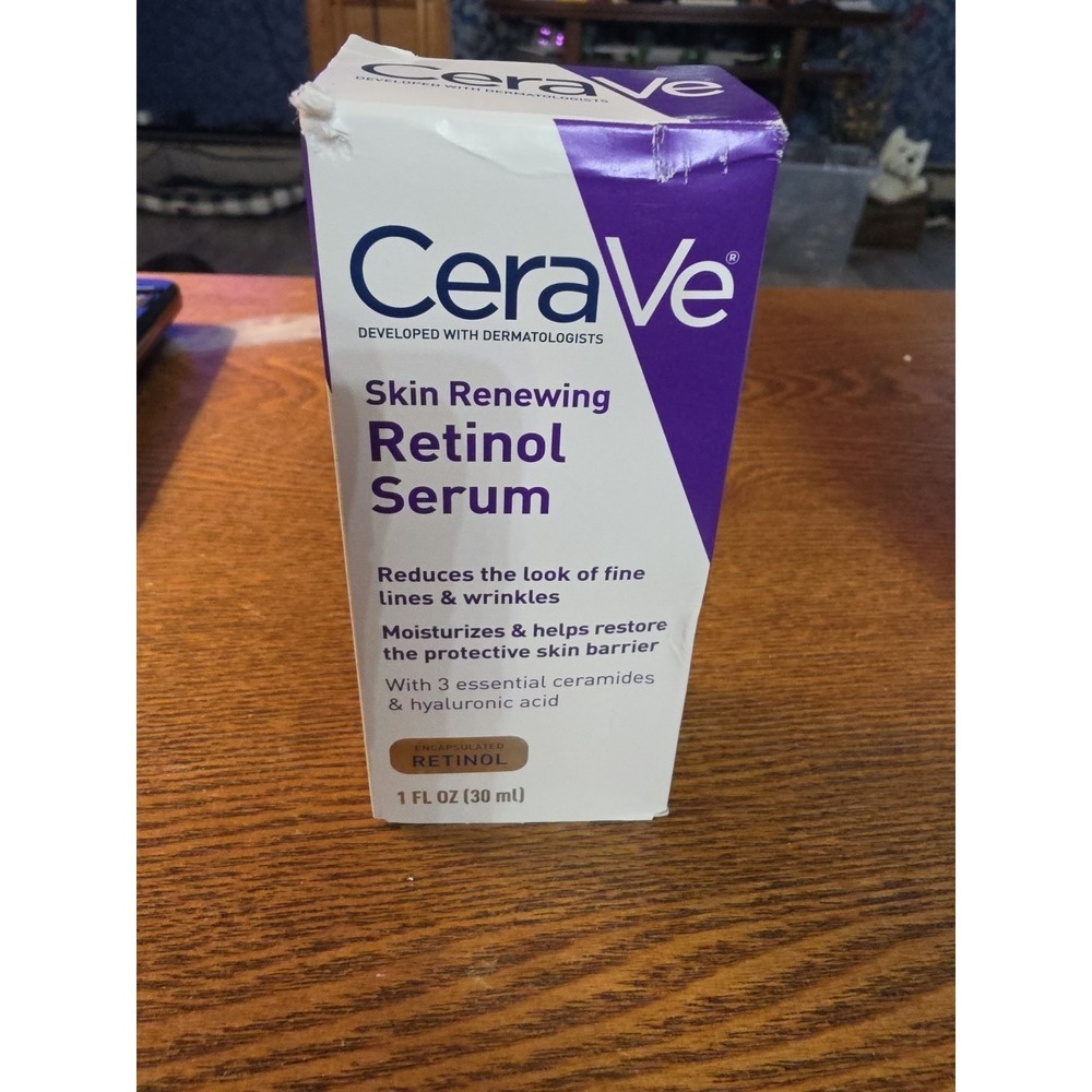 ✅*NEW* CeraVe Anti Aging Retinol Serum 1oz Cream Serum for Smoothing Fine Lines✅